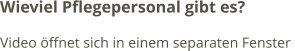Wieviel Pflegepersonal gibt es? Video öffnet sich in einem separaten Fenster